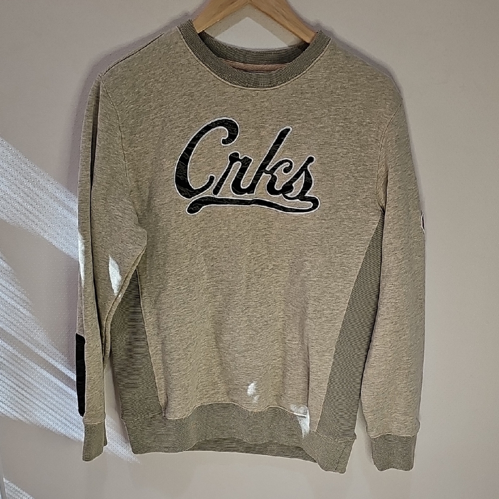Crooks & Castles Beige Crewneck Sweater